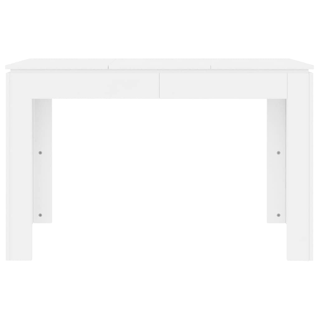 vidaXL Stół jadalniany, biały, 120x60x76 cm, materiał drewnopochodny