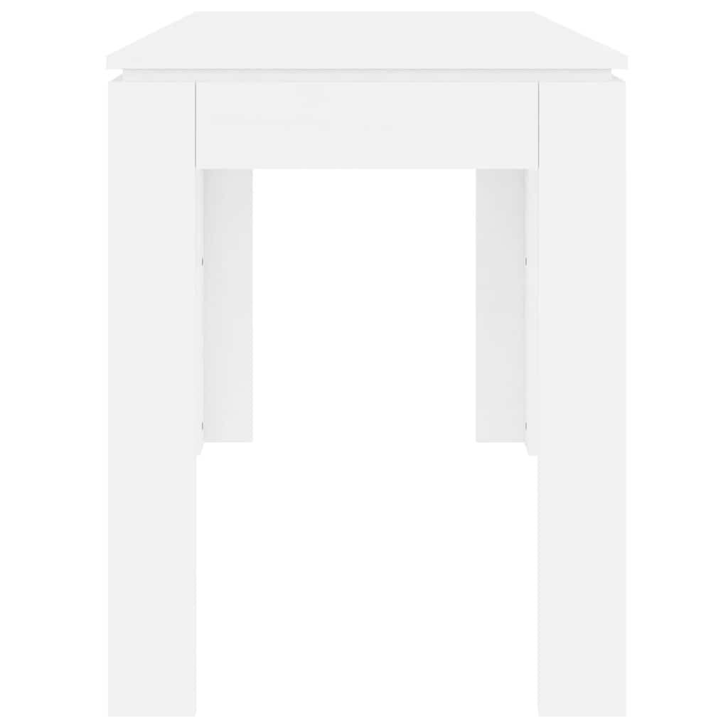 vidaXL Stół jadalniany, biały, 120x60x76 cm, materiał drewnopochodny