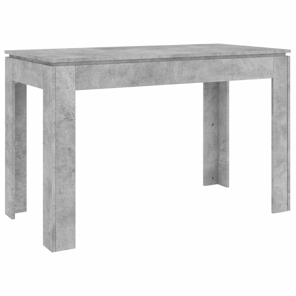 vidaXL Stół jadalniany, betonowy szary, 120x60x76 cm