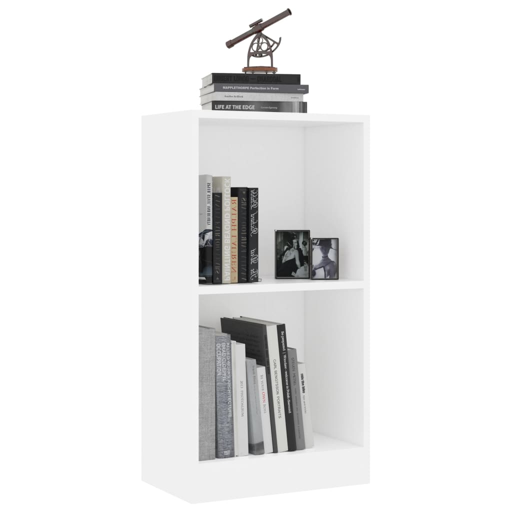 vidaXL Regał, biały, 40x24x75 cm, materiał drewnopochodny