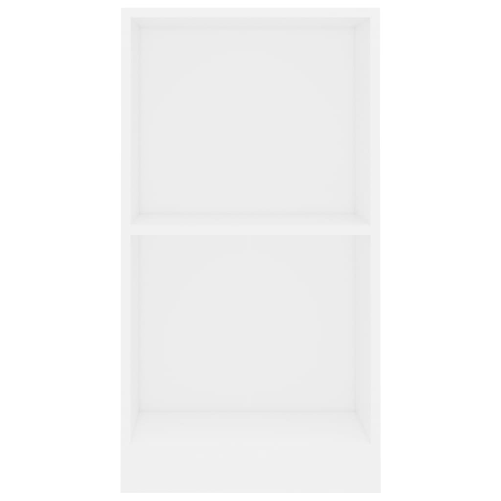 vidaXL Regał, biały, 40x24x75 cm, materiał drewnopochodny