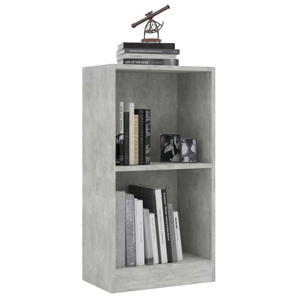 vidaXL Regał, szarość betonu, 40x24x75 cm, materiał drewnopochodny