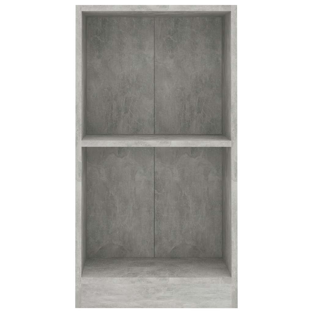 vidaXL Regał, szarość betonu, 40x24x75 cm, materiał drewnopochodny