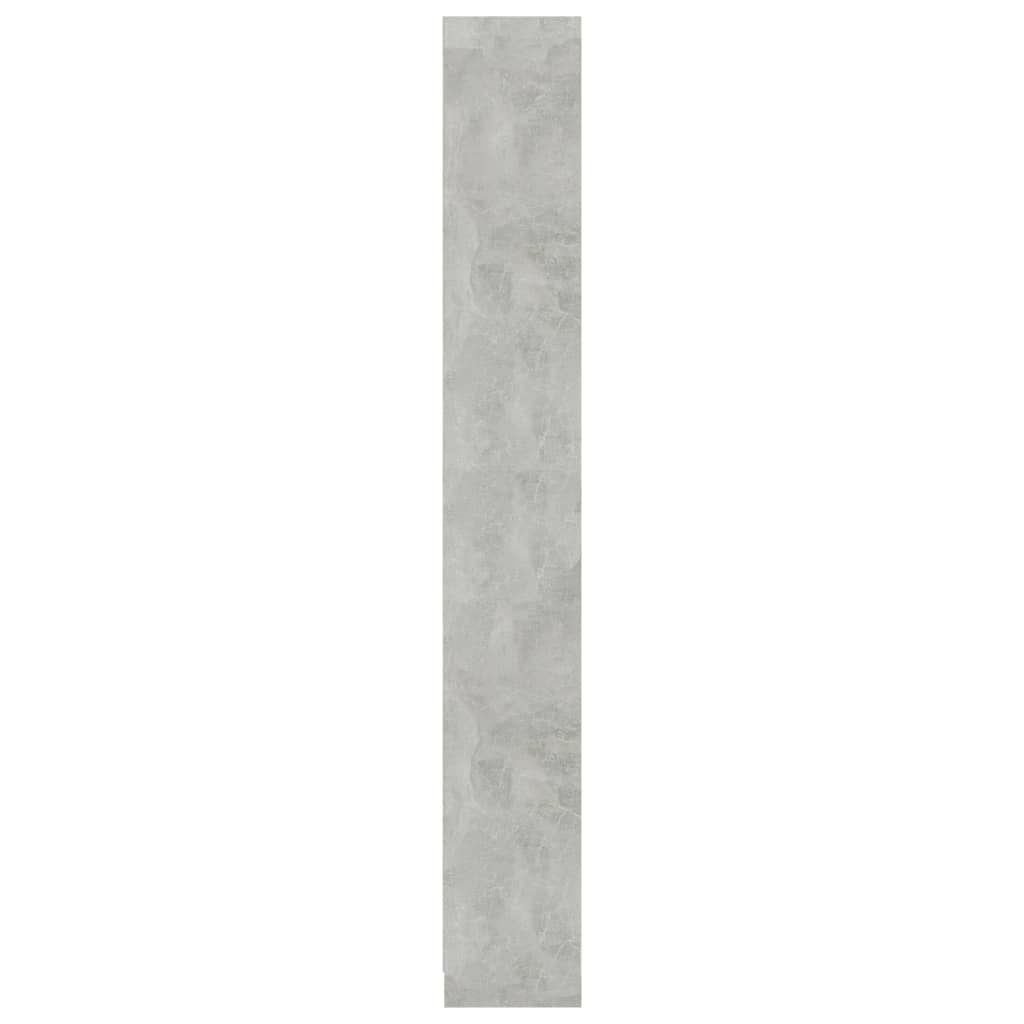 vidaXL 5-poziomowy regał, betonowy szary, 40x24x175 cm