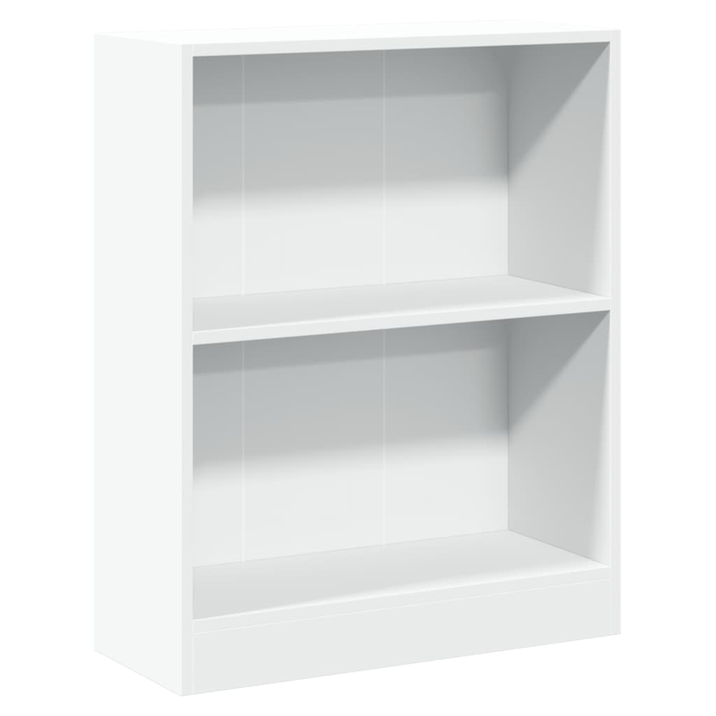 vidaXL Szafka na książki, biała 60x24x76 cm, materiał drewnopochodny