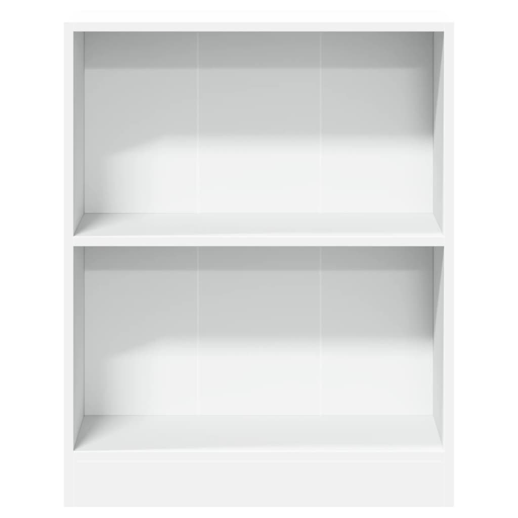 vidaXL Szafka na książki, biała 60x24x76 cm, materiał drewnopochodny