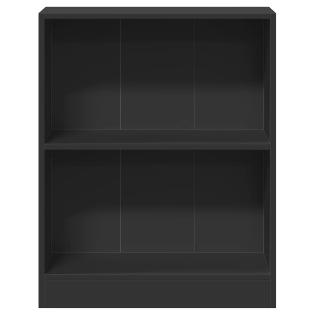 vidaXL Szafka, czarna, 60x24x76 cm, materiał drewnopochodny
