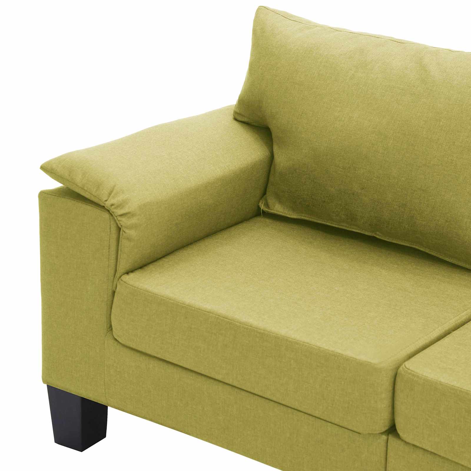 vidaXL Sofa Zielony tkanina