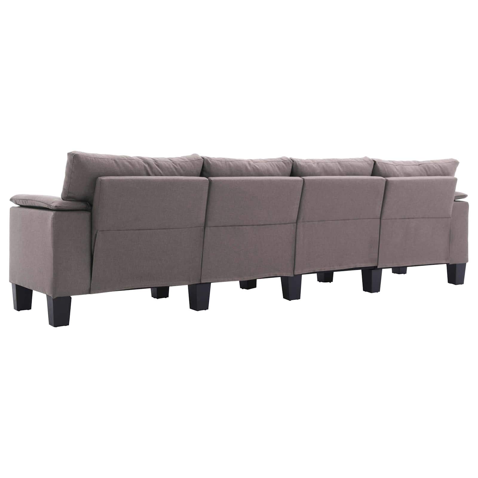 vidaXL Sofa Ciemnoszary 4-osobowa tkanina