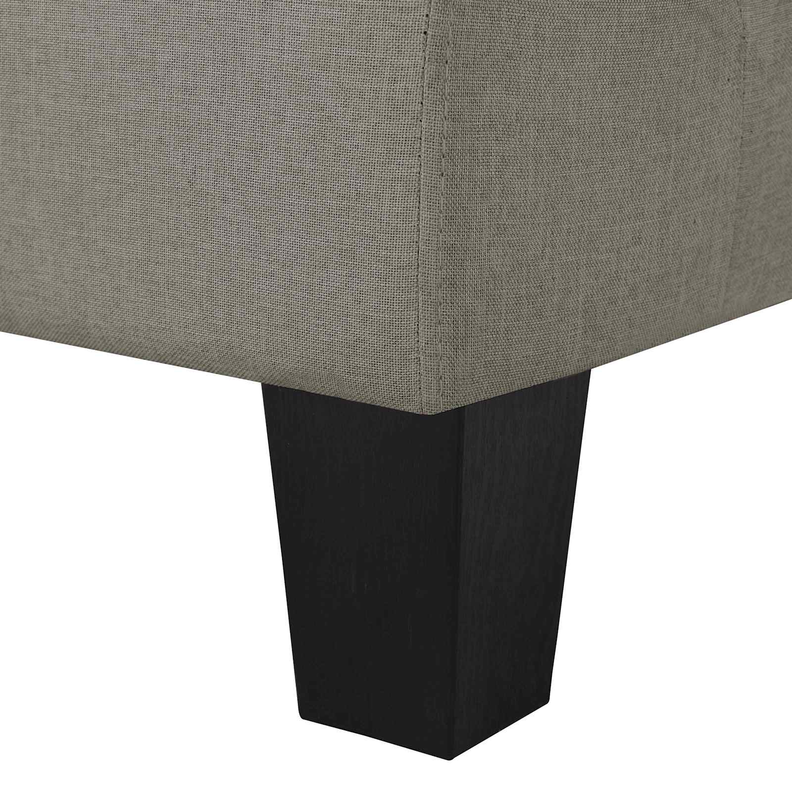 vidaXL Sofa Ciemnoszary Sofy 2-osobowe tkanina