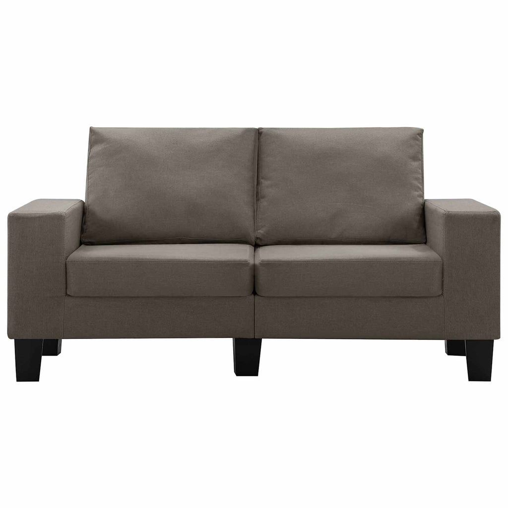 vidaXL Sofa Ciemnoszary Sofy 2-osobowe tkanina