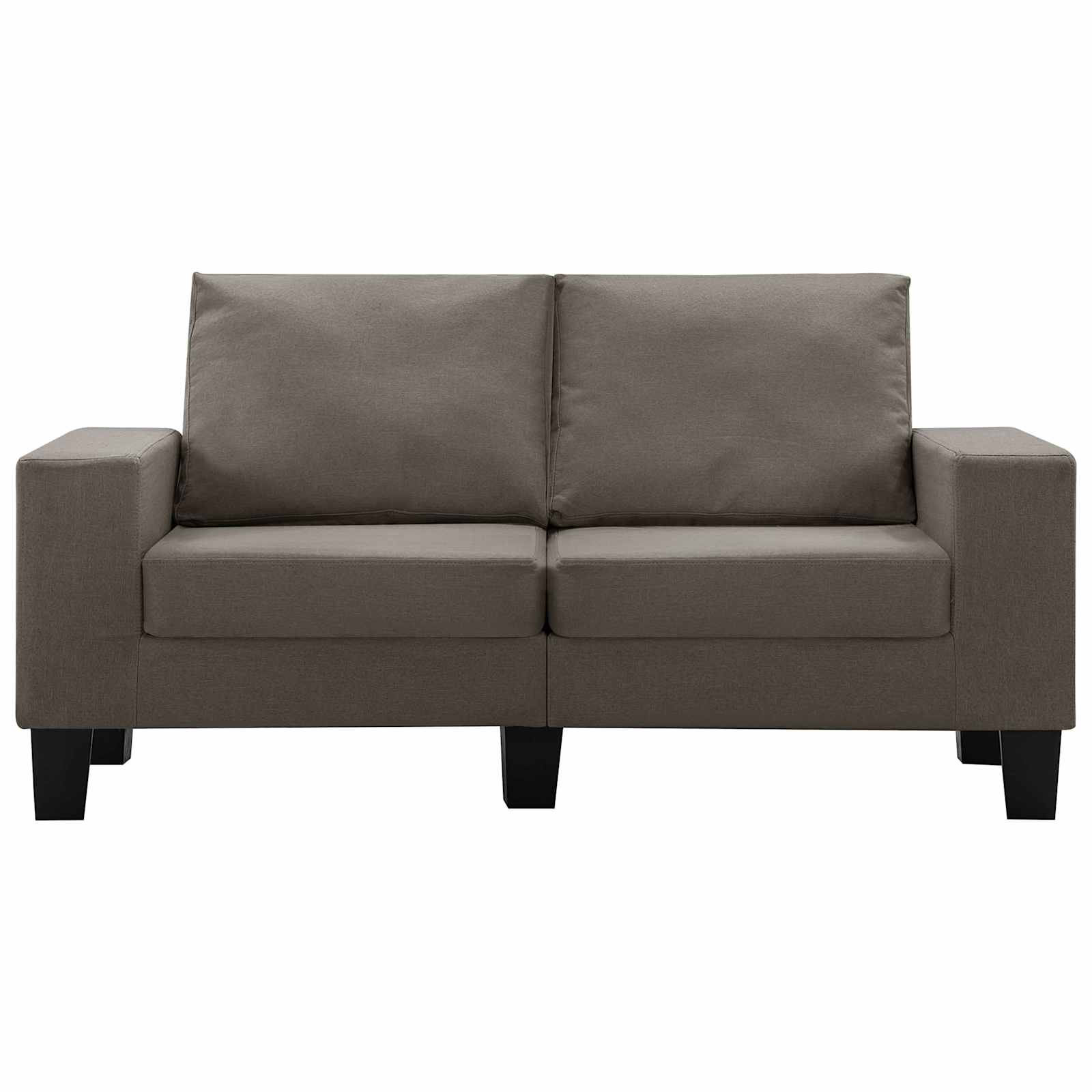 vidaXL Sofa Ciemnoszary Sofy 2-osobowe tkanina
