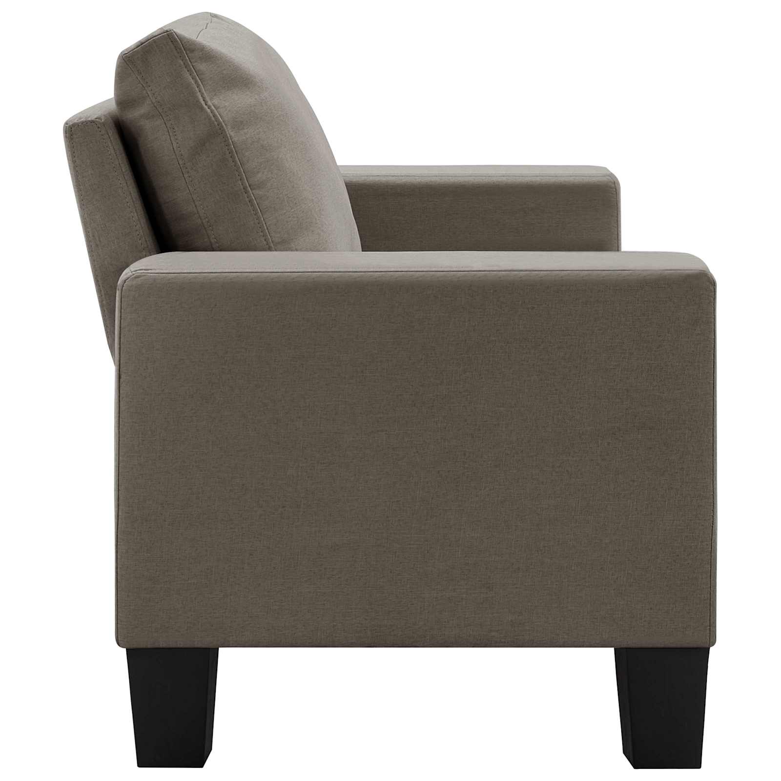 vidaXL Sofa Ciemnoszary Sofy 2-osobowe tkanina