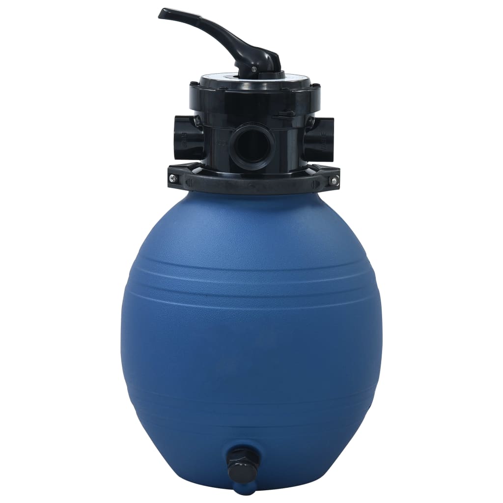vidaXL Piaskowy filtr basenowy z zaworem 4 drożnym, niebieski, 300 mm