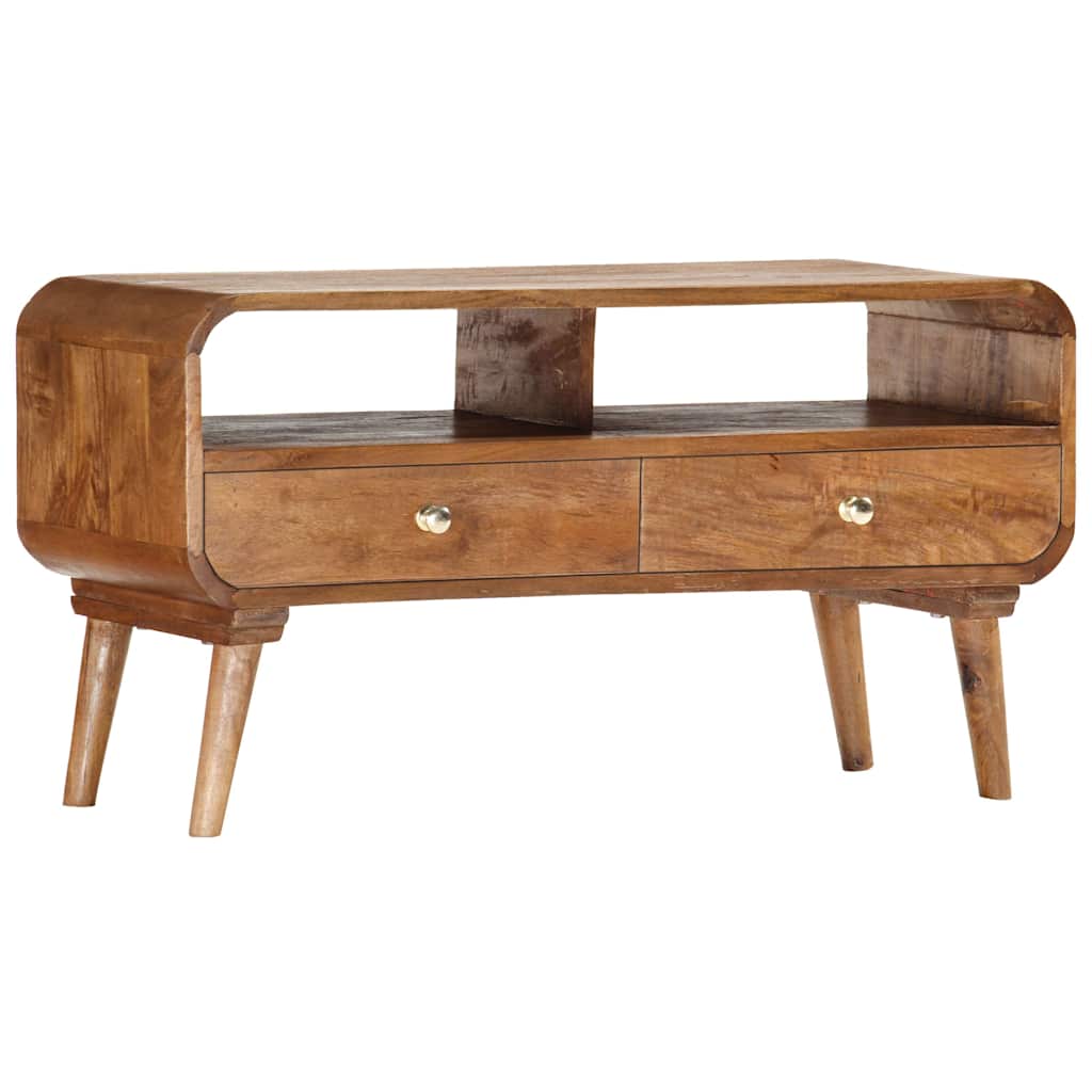 vidaXL Szafka pod TV, 90 x 35 x 47 cm, lite drewno mango