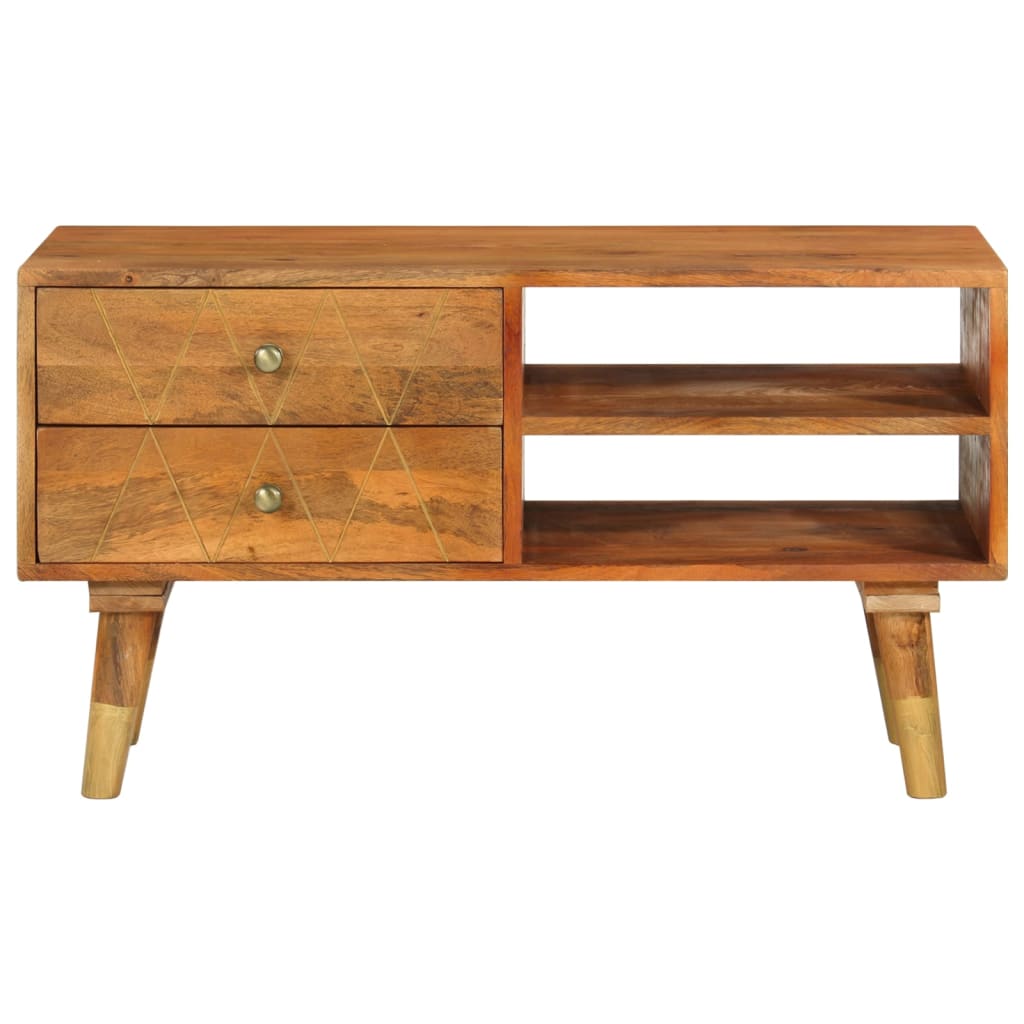 vidaXL Szafka pod TV, 85 x 35 x 47 cm, lite drewno mango