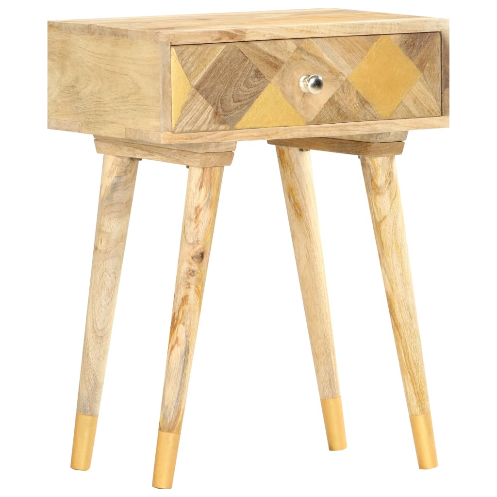 vidaXL Szafka nocna, 43x30x58 cm, lite drewno mango