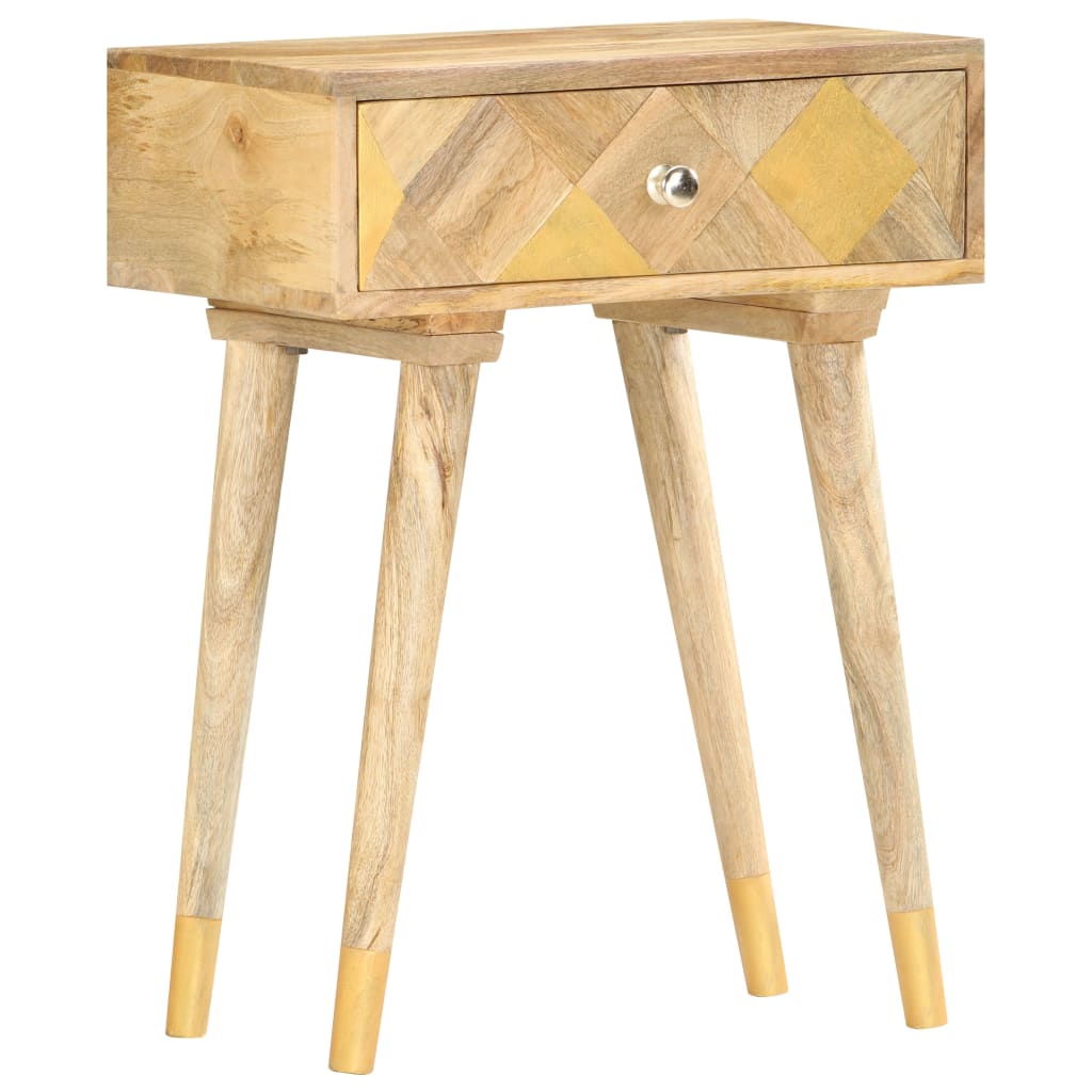 vidaXL Szafka nocna, 43x30x58 cm, lite drewno mango
