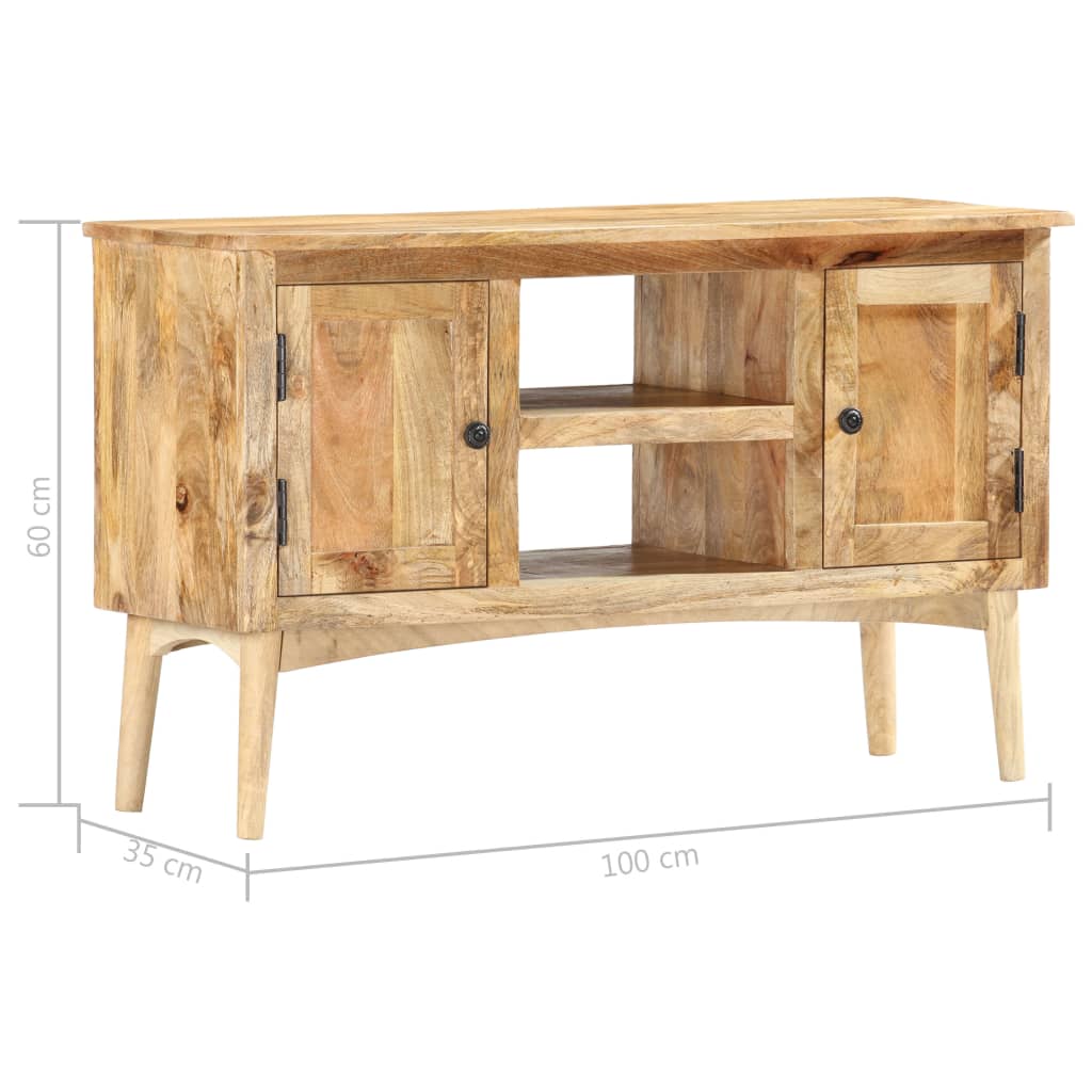 vidaXL Szafka, 100 x 35 x 60 cm, lite drewno mango