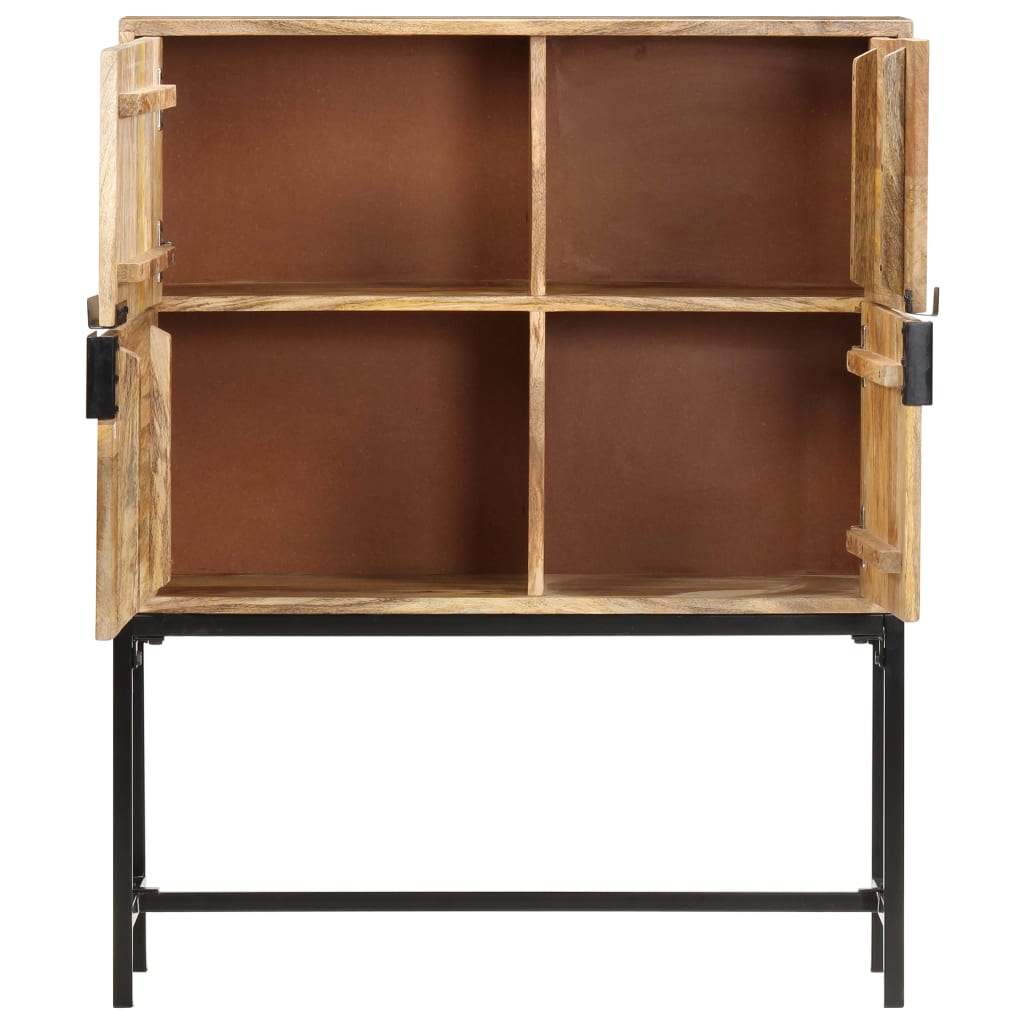 vidaXL Szafka, 80x30x100 cm, lite drewno mango