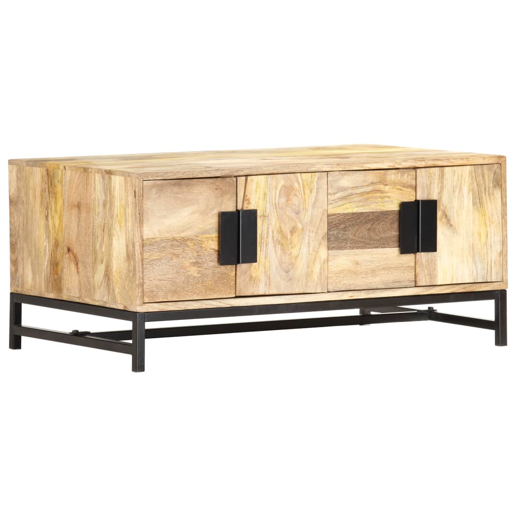vidaXL Stolik kawowy, 90 x 55 x 40 cm, lite drewno mango
