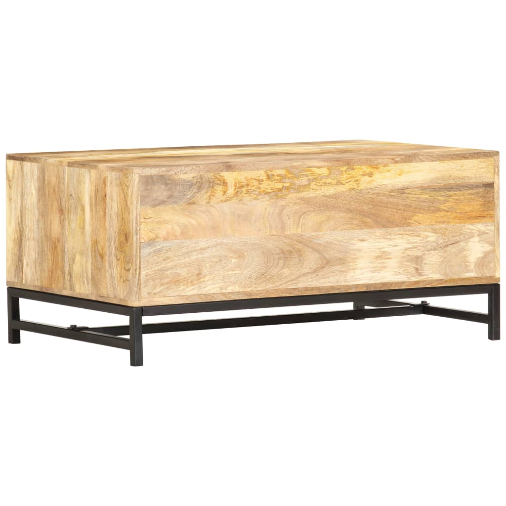 vidaXL Stolik kawowy, 90 x 55 x 40 cm, lite drewno mango