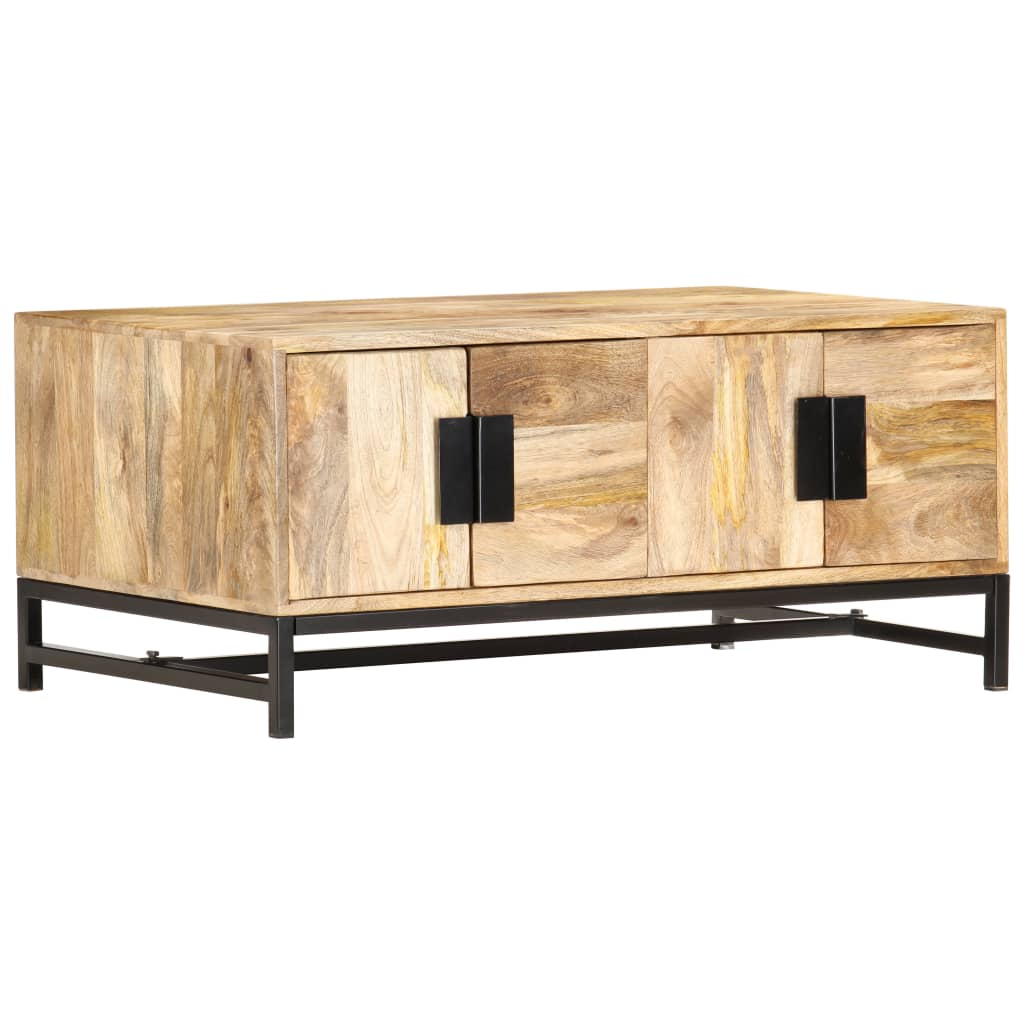 vidaXL Stolik kawowy, 90 x 55 x 40 cm, lite drewno mango