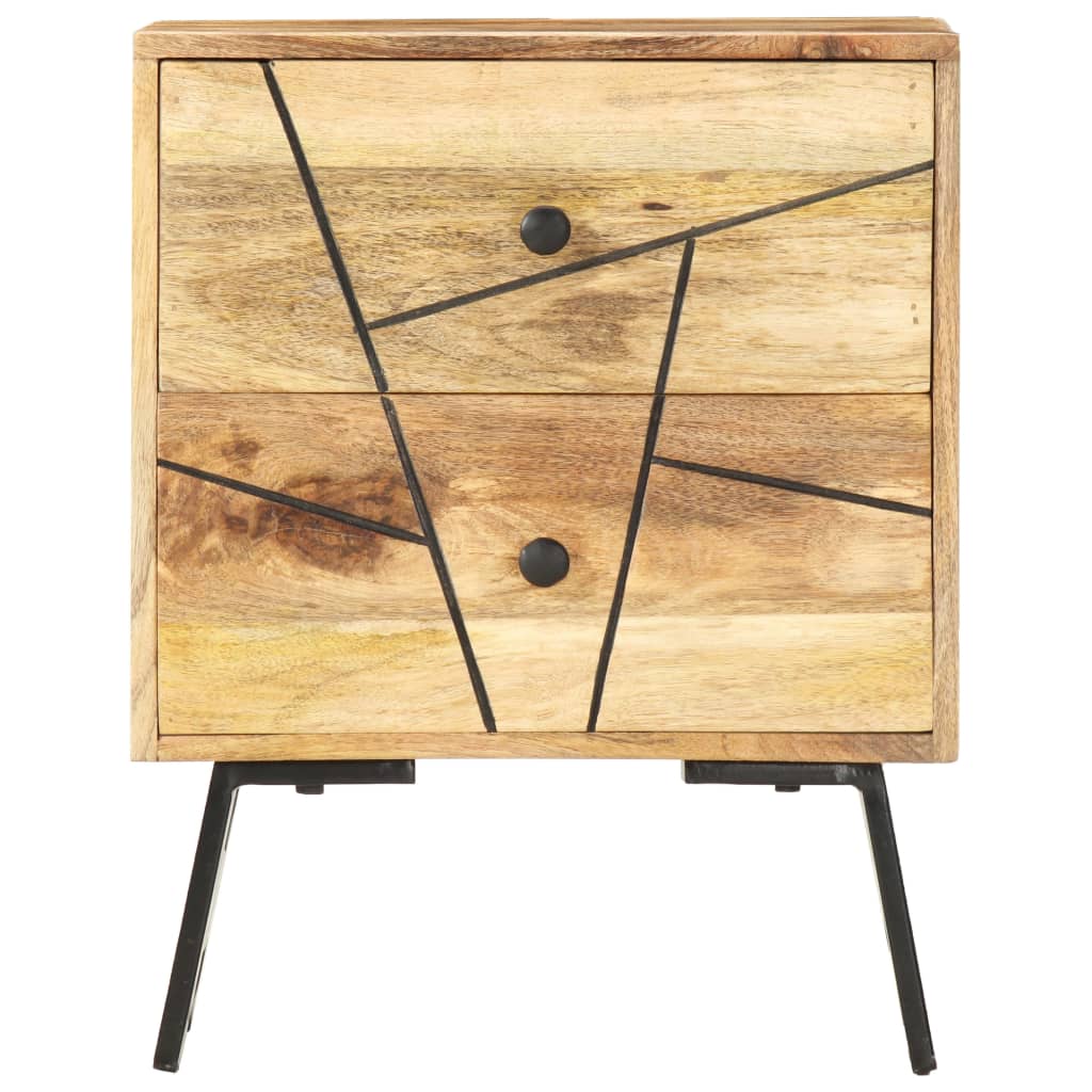 vidaXL Szafka nocna, 40x30x50 cm, lite drewno mango