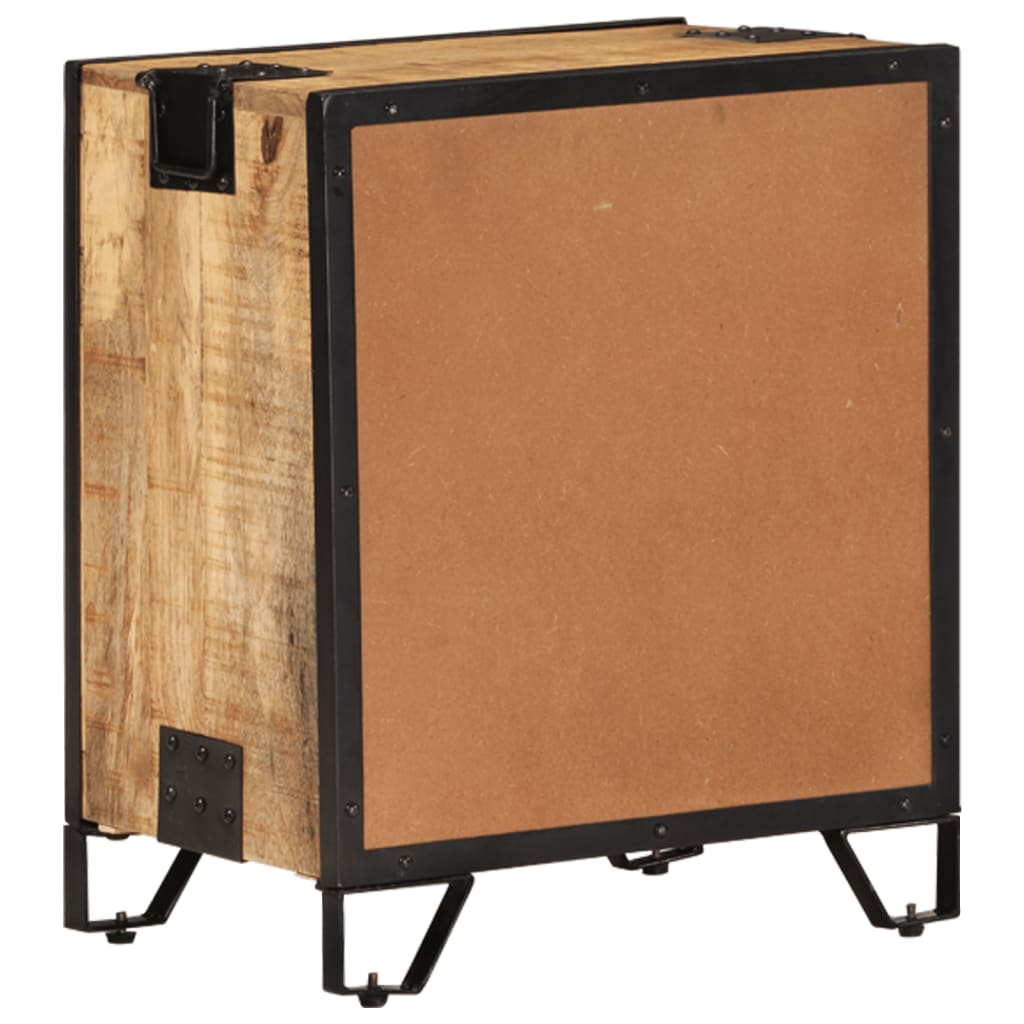 vidaXL Szafka nocna, 43x30x51 cm, lite, surowe drewno mango