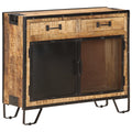 vidaXL Komoda, 80x31x71 cm, lite, surowe drewno mango