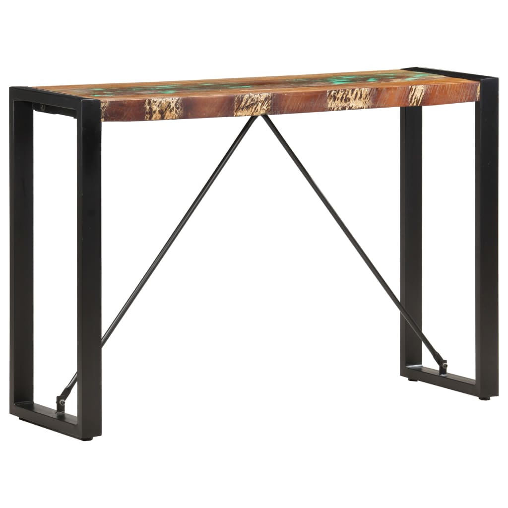 vidaXL Stolik typu konsola, 110 x 35 x 76 cm, lite drewno z odzysku