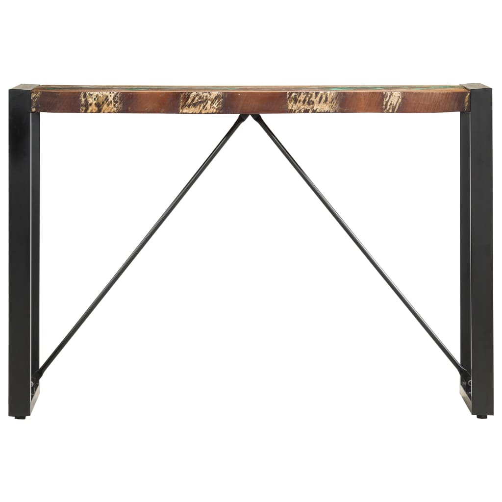 vidaXL Stolik typu konsola, 110 x 35 x 76 cm, lite drewno z odzysku