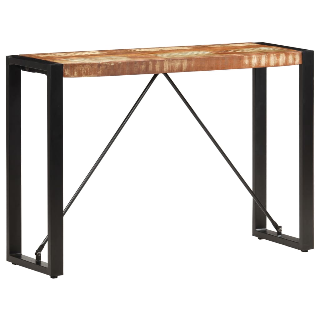 vidaXL Stolik typu konsola, 110 x 35 x 76 cm, lite drewno z odzysku