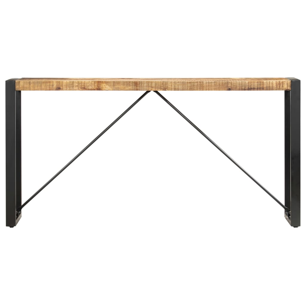 vidaXL Stolik typu konsola, 150 x 35 x 76 cm, lite drewno mango