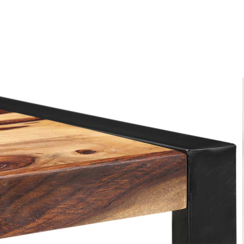 vidaXL Stolik barowy, 60 x 60 x 110 cm, lite drewno akacjowe
