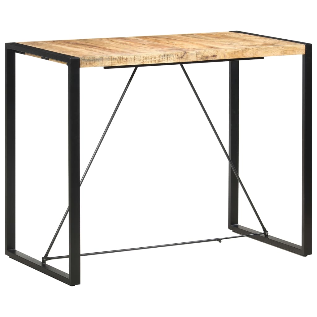 vidaXL Stolik barowy, 140x70x110 cm, lite drewno mango