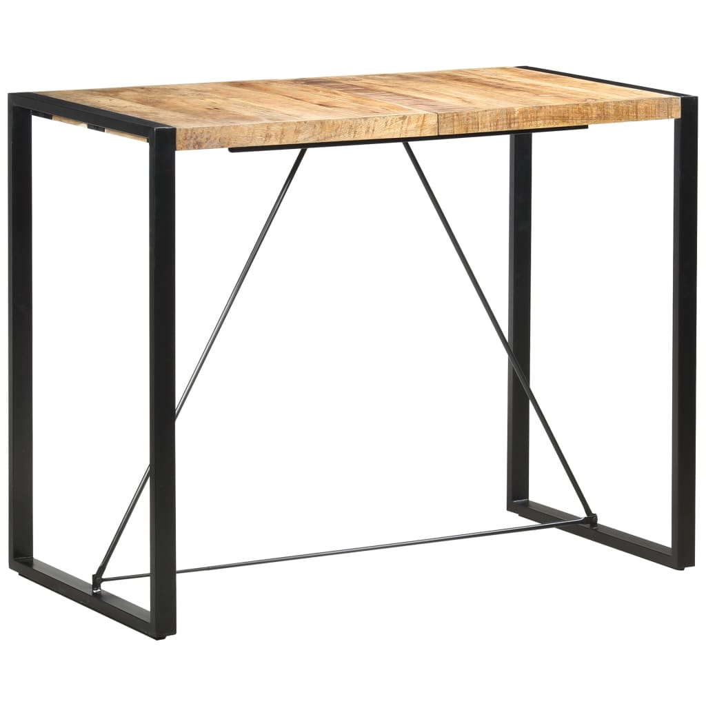 vidaXL Stolik barowy, 140x70x110 cm, lite drewno mango