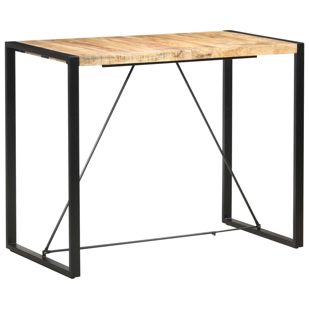 vidaXL Stolik barowy, 140x70x110 cm, lite drewno mango