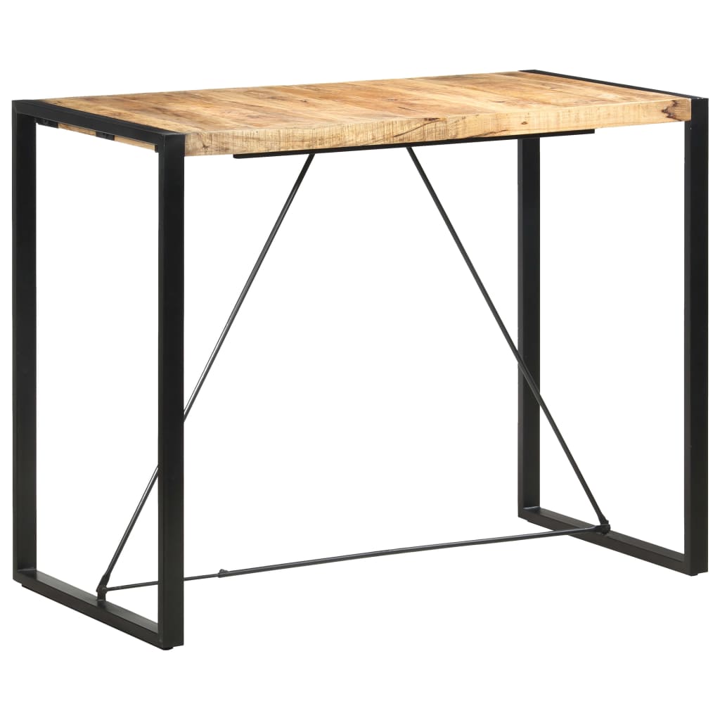 vidaXL Stolik barowy, 140x70x110 cm, lite drewno mango