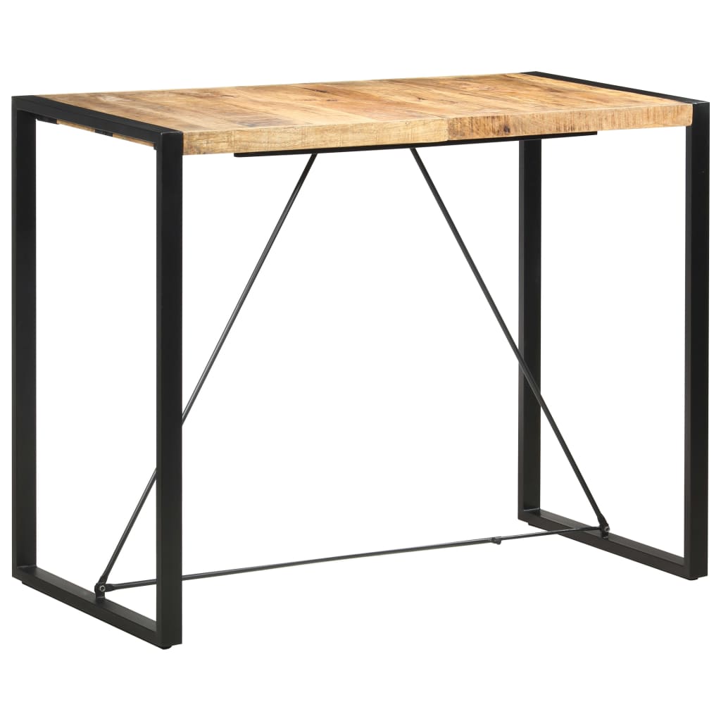 vidaXL Stolik barowy, 140x70x110 cm, lite drewno mango
