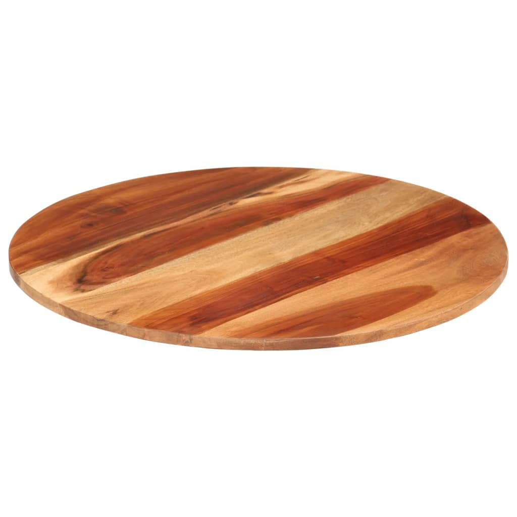 vidaXL Blat stołu, lite drewno akacjowe, okrągły, 15-16 mm, 60 cm
