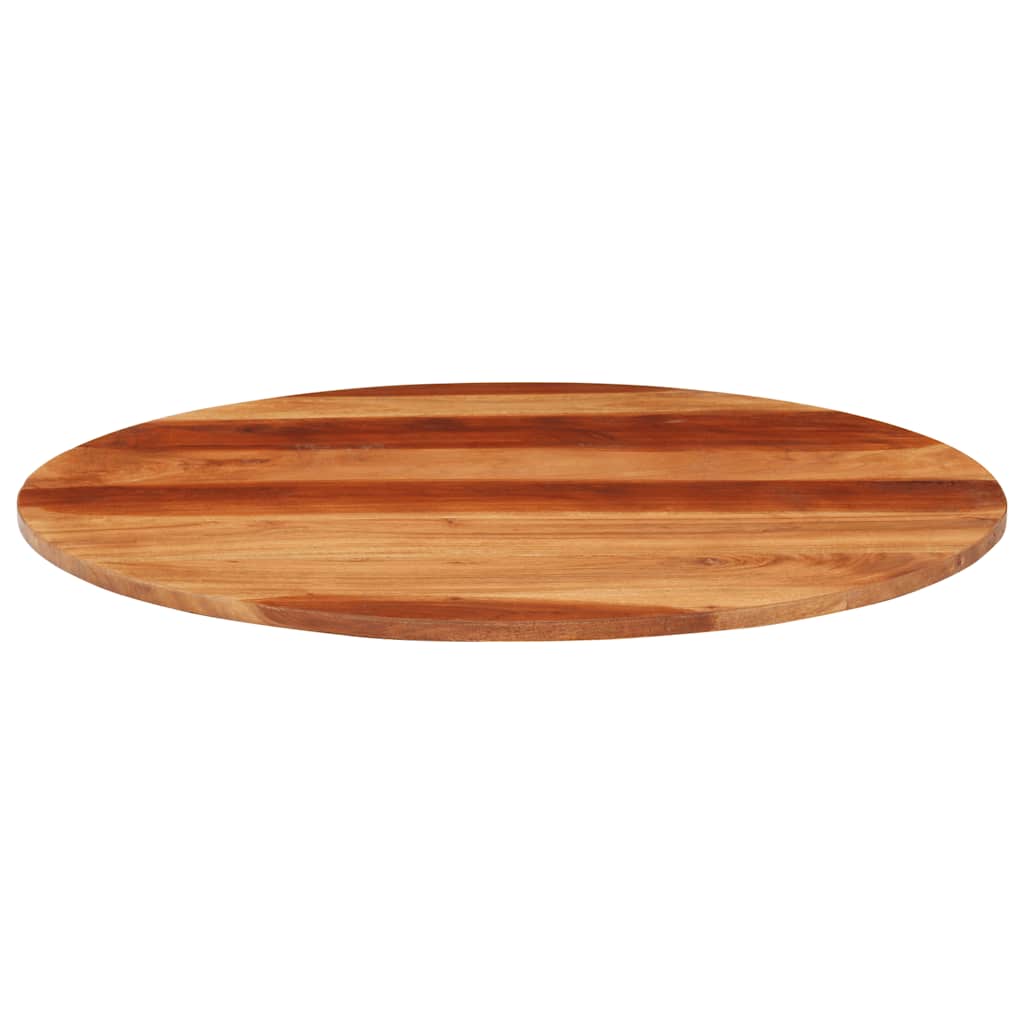 vidaXL Blat stołu, lite drewno akacjowe, okrągły, 15-16 mm, 70 cm