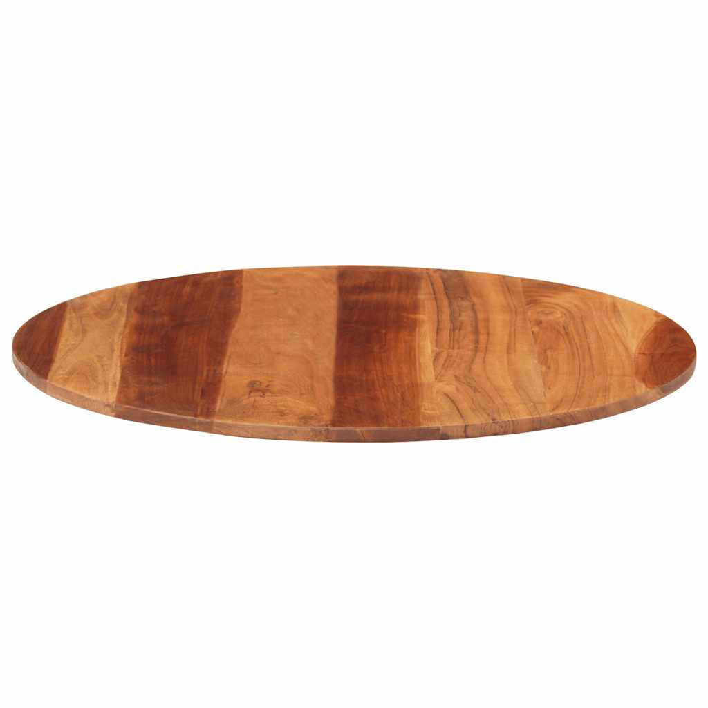 vidaXL Blat stołu, lite drewno akacjowe, okrągły, 15-16 mm, 70 cm