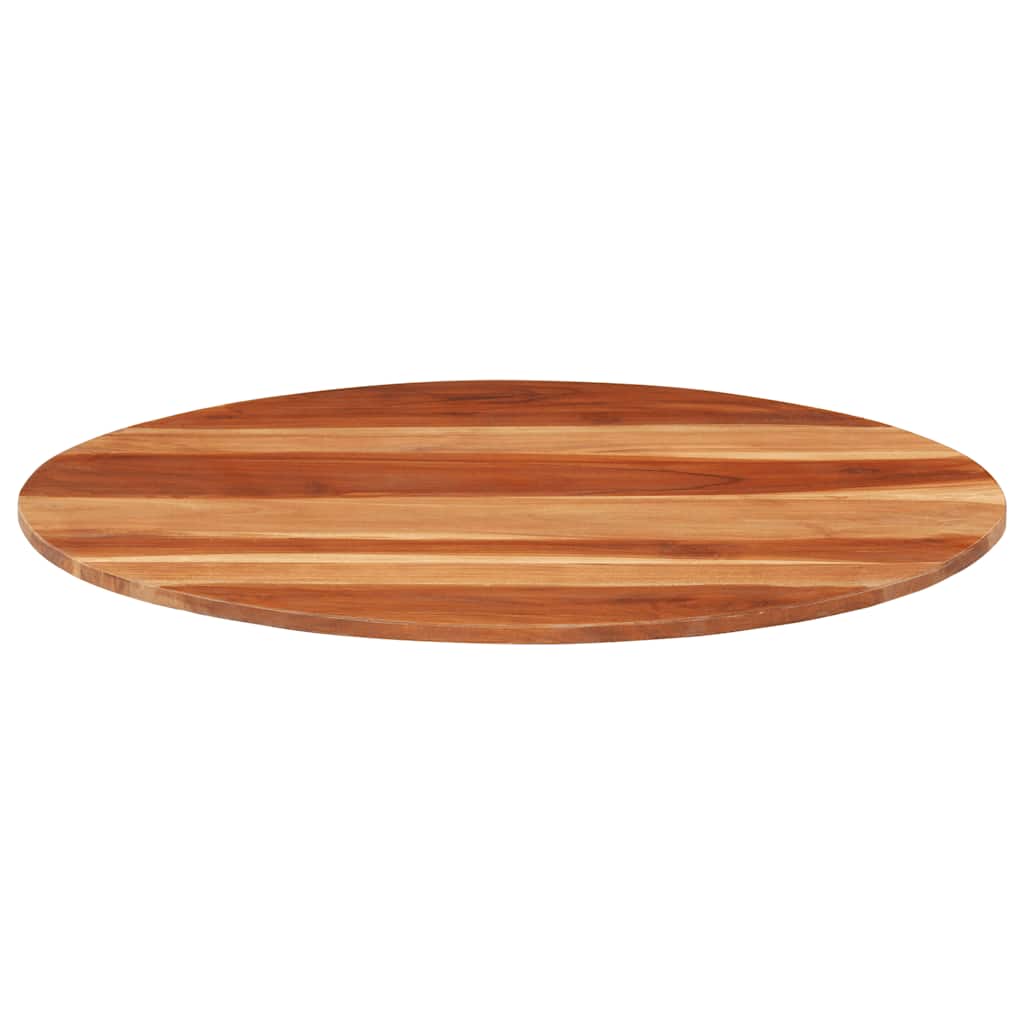 vidaXL Blat stołu, lite drewno akacjowe, okrągły, 15-16 mm, 80 cm