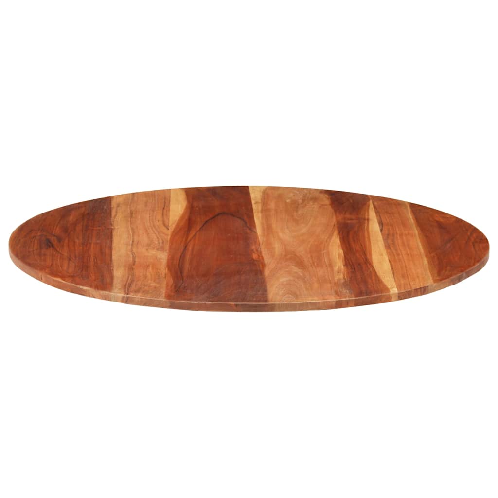 vidaXL Blat stołu, lite drewno akacjowe, okrągły, 15-16 mm, 80 cm