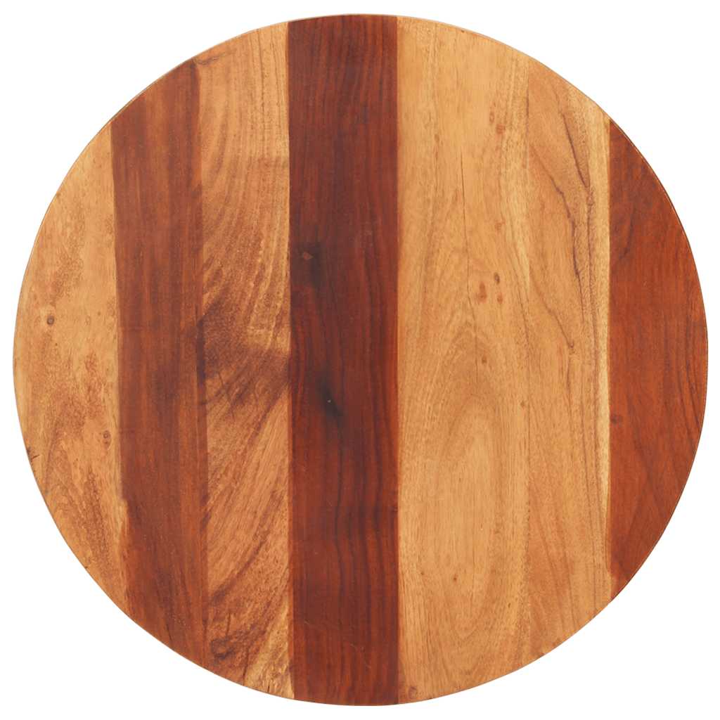 vidaXL Blat stołu, lite drewno akacjowe, okrągły, 25-27 mm, 60 cm