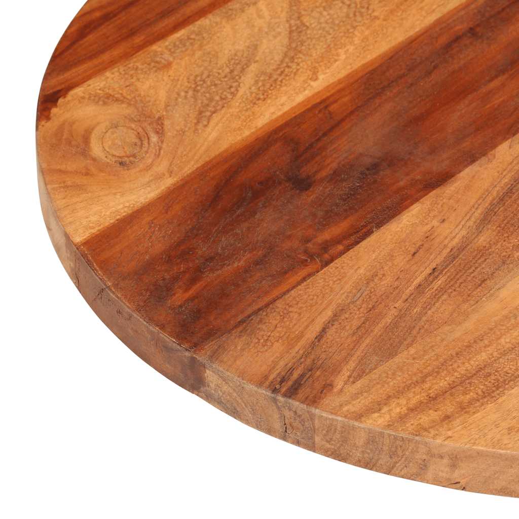 vidaXL Blat stołu, lite drewno akacjowe, okrągły, 25-27 mm, 60 cm