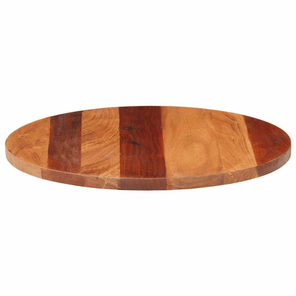 vidaXL Blat stołu, lite drewno akacjowe, okrągły, 25-27 mm, 60 cm