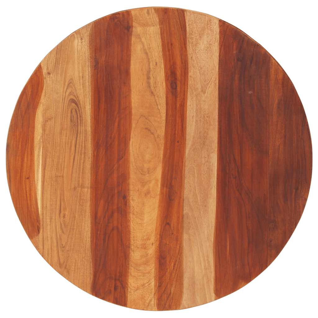 vidaXL Blat stołu, lite drewno akacjowe, okrągły, 25-27 mm, 70 cm