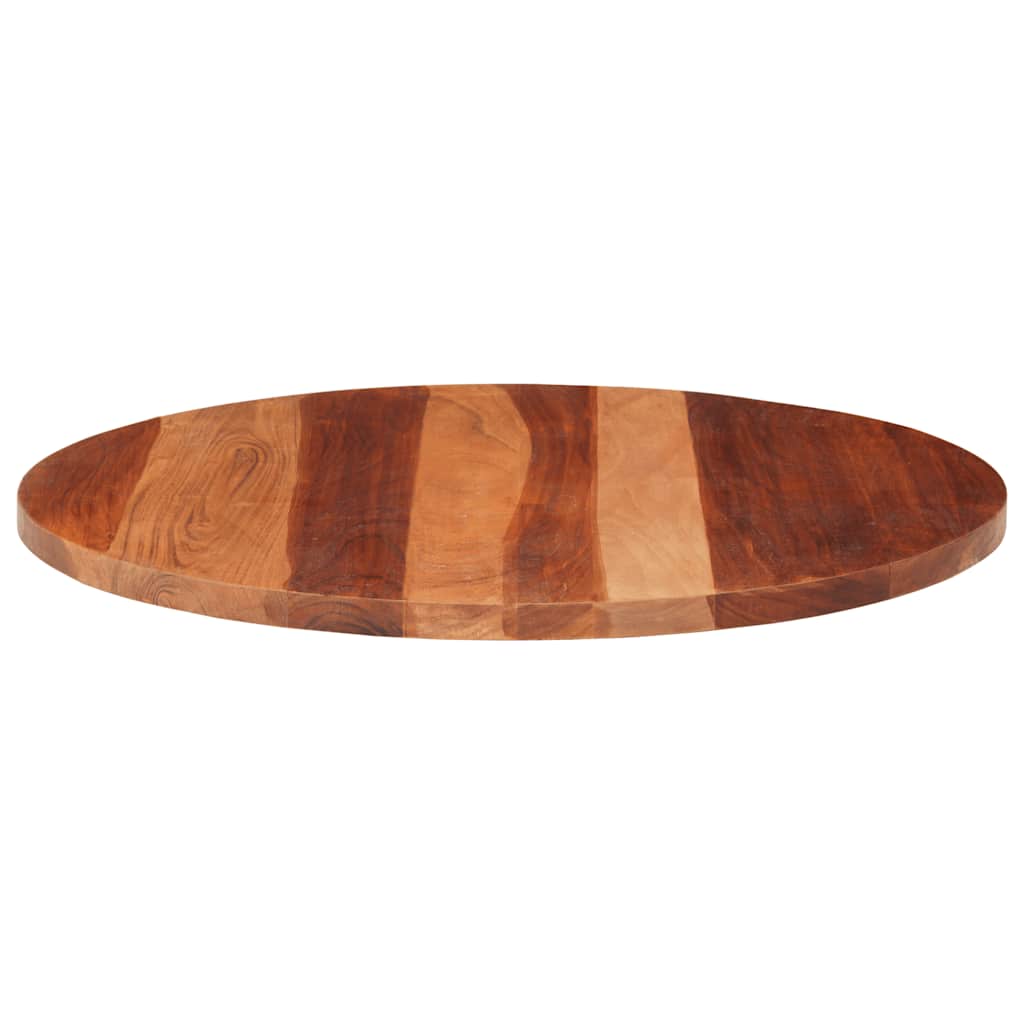 vidaXL Blat stołu, lite drewno akacjowe, okrągły, 25-27 mm, 70 cm